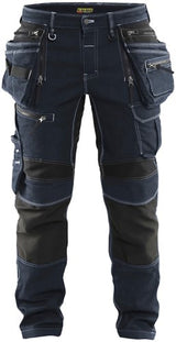Blåkläder werkbroek denim stretch x1900 19901141 | zwart | maat c44 - 7330509532126