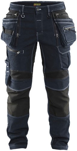 Blåkläder werkbroek denim stretch x1900 19901141 | zwart | maat c44 - 7330509532126