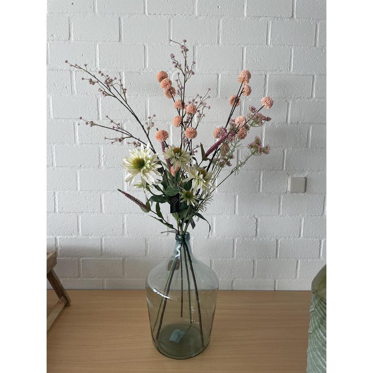 Roberts collection kunsttak gipskruid roze 115cm