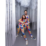 Boland Disco Babe Trainingspak Dames Multicolor maat L