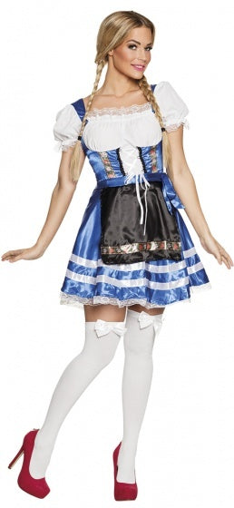 Boland helena oktoberfest kostuum dames blauw maat 40 42