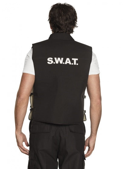 Boland Verkleedpak Swat-Officier Heren Zwart Maat L XL