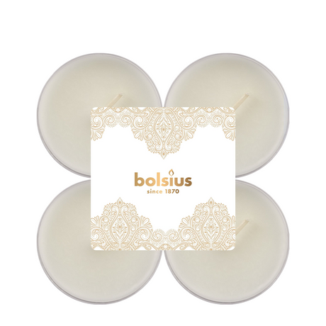 Bolsius geurtheelicht maxi vanille 8 stuks