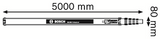Bosch accessoires meetlat gr 500 professional | bouwlasermeetlat - 0601094300