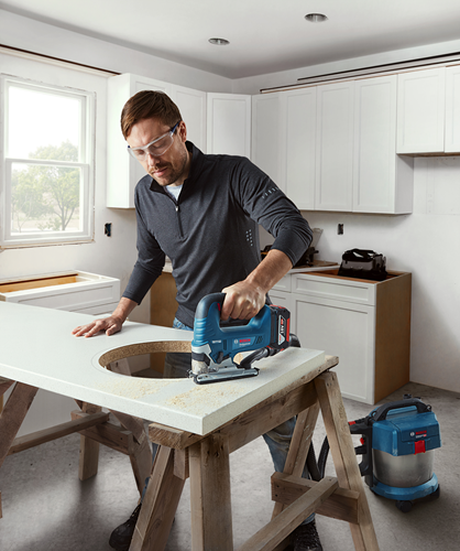 Bosch blauw bosch professional gst 18v-125 b accu decoupeerzaag 18v basic body - 06015b3001