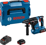 Bosch blauw gbh 18v-24c professional accu boorhamer | sds-plus | 2 x 5,0 ah accu + snellader | in l-boxx 0611923003