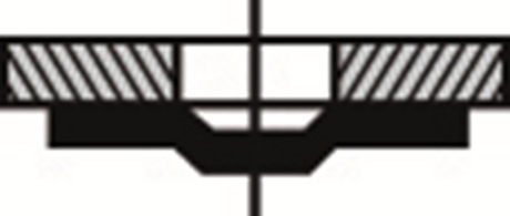 Bosch accessoires 1 lamellenschijf 115 , expert for metal recht, kunststof, 120 - 2608607364