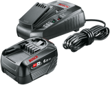 Bosch groen bosch accessoires 1600a00zr8 | starterset | 18v | 1 x 6.0 ah accu + al1830 cv lader 1600a00zr8