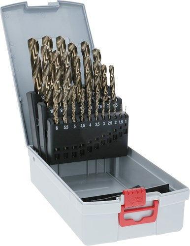 Bosch accessoires 25-delige probox metaalborenset hss-co, din 338 (kobaltlegering) 113 mm 25st - 2608587018