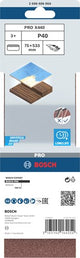Bosch accessoires 3 banden 75x533 x440, best for wood+paint , k40 - 2608606069