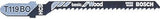 Bosch accessoires 5x basic voor hout decoupeerzaagblad t119bo - 2608630310