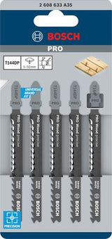Bosch accessoires 5x precision voor hout decoupeerzaagblad t144dp - 2608633a35