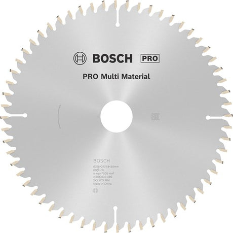 Bosch accessoires cirkzb multi k v t 216x30x2,5 60t tr-f