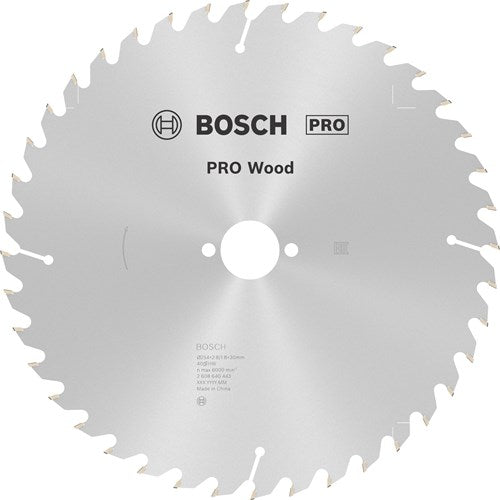 Bosch accessoires bosch pro wood cirkelzaagblad, 254 x 2,8 x 30 mm