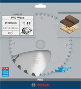 Bosch accessoires cirkzb opt 190x30x2,6 24t wz