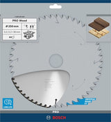 Bosch accessoires cirkelzaagblad optiline wood 250 x 30 x 3,2 mm, 60 1st - 2608640665