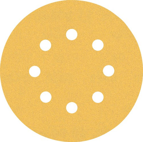 Bosch accessoires expert c470 schuurpapier voor excenterschuurmachines 125 mm, 8 gaten, k120 5-delig - 2608900807