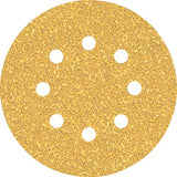 Bosch accessoires expert c470 schuurpapier voor excenterschuurmachines 125 mm, 8 gaten, k40 5-delig - 2608900803