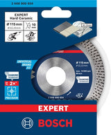 Bosch accessoires bosch expert hardkeramische diamantdoorslijpschijven 115 x 22,23 ...