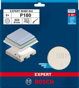 Bosch accessoires bosch accessories 2608901638 schuurnet voor wand- en plafondschuurmachine korrelgrootte (num) 180 (ø) 225 mm 5 stuk(s)