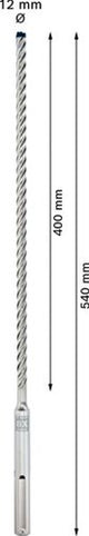Bosch accessoires bosch expert sds max-8x hamerboor 12 x 400 x 540 mm