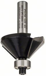 Bosch accessoires fase- v-groeffrees 8 mm, b 11 mm, l 15 mm, g 56 mm, 45° 1st - 2608628352