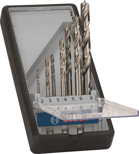 Bosch accessoires bosch profesional - pro wood hss boorset met centreerpunt, 7-delig