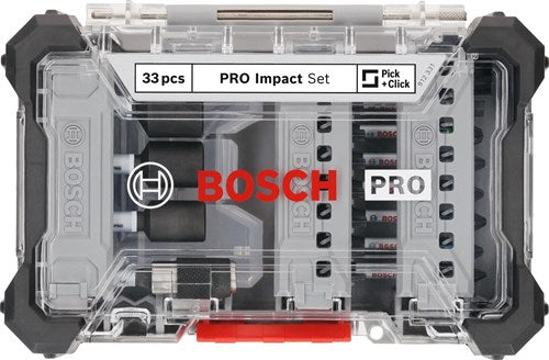 Bosch accessoires bosch professional pro impact schroefbitset 33-delig - 2608521u76