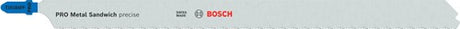 Bosch accessoires bosch pro metal sandwich t1018afp decoupeerzaagblad 250 mm 5-deli...