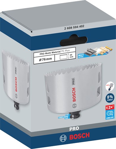 Bosch accessoires bosch pro multi material pc plus gatzag 76 mm - 2608594402