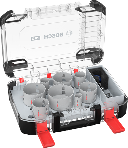 Bosch accessoires bosch pro multi material pc plus lochsägen-set 11-tlg. - 2608594430