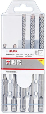 Bosch accessoires bosch pro sds plus-5x boorhamerset 5 6 6 8 10 mm 5 st. - 26088339...