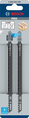 Bosch accessoires bosch pro wood precise t344dp blad 152mm 2st