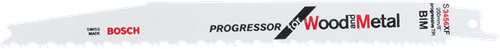 Bosch accessoires reciprozaagblad s 3456 xf progressor for wood and metal 100st - 2608654418