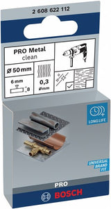 Bosch accessoires schijfborstel 50 mm, 0,3 mm, 4500 u min, 8 mm 1st - 2608622112