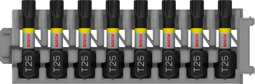 Bosch accessoires impact insert bit 25mm, 8xt25