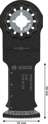 Bosch accessoires wood zaagblad aiz 32 epc | starlock | 32 x 50 mm | 5 stuks - 2608669249