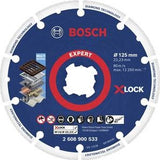 Bosch accessoires bosch diamantschijf x-lock expert voor metaal 125x22,23mm - 2608900533