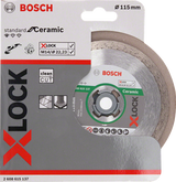 Bosch accessoires x-lock diamantschijf standard for ceramic 115 x 22,23 x 1,6 x 7 mm - 1 stuk(s) - 2608615137