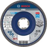 Bosch accessoires x-lock lamellenschijf best for metal recht, kunststof, ø125mm, g 60, x571 - 1 stuk(s) - 2608619210