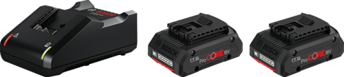 Bosch blauw 18v starterset advanced met 2 accu's procore18v 4.0ah + lader gal 18v-40 - 1600a01ba3