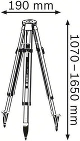 Bosch accessoires bosch blauw bt 170 hd | bouwstatief - 0601091b00