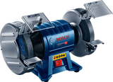 Bosch blauw tafelslijpmachine gbg 60-20 1 x slijpschijf korrel 24, 1 x slijpschijf korrel 60