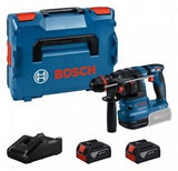 Bosch blauw bosch accu boorhamer met onechuck gbh 18v-22 x 2x 4,0 ah accu +...