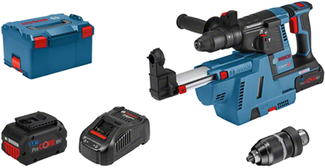 Bosch blauw bosch gbh 18v-26 f accu boorhamer met sds plus 2x 5,5ah procore...