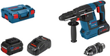 Bosch blauw gbh 18v-26 f | accuboorhamer | sds plus | met boorhouder | 2x procore18v 5.5ah - 061191000f