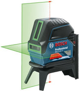 Bosch blauw combilaser gcl 2-15 g (rm 1 + 3x 1.5v aa batterijen + richtplaat + klem bm3)