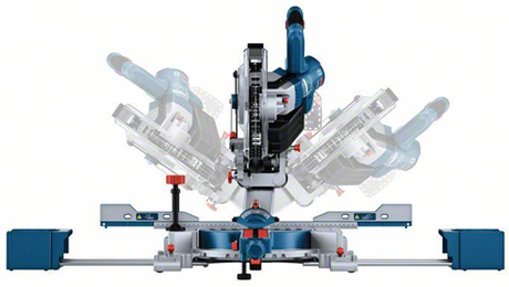 Bosch blauw bosch professional gcm 18v-216 d accu kap- en verstekzaag 216mm 18v basic body - 0601b51000