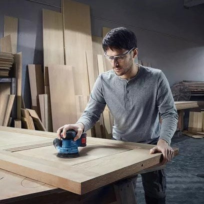 Bosch blauw gex 185-li professional | accu-excenterschuurmachine | 18v | body | zonder accu's laders | in doos - 06013a5020
