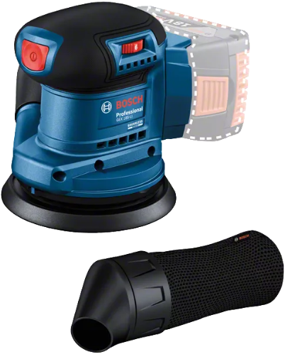 Bosch blauw gex 185-li professional | accu-excenterschuurmachine | 18v | body | zonder accu's laders | in doos - 06013a5020